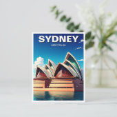 Sydney Opera House Australia Briefkaart (Staand voorkant)