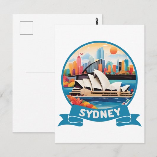 Sydney Opera House Australia Briefkaart (Voorkant / Achterkant)