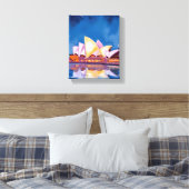 Sydney Opera House, Australia Painting Canvas Afdruk (Insitu (Slaapkamer))