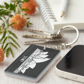 Sydney Opera House Australia tekenend souvenir Sleutelhanger (Voorkant Rechts)