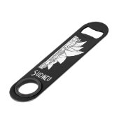 Sydney Opera House Australia tekenend souvenir Speed Flessenopener (Voorkant Gekanteld)