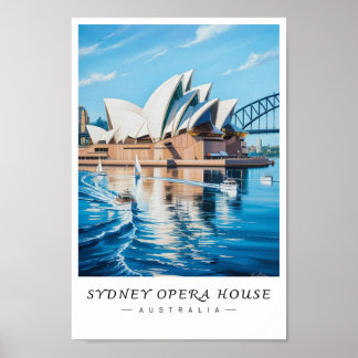 Sydney Opera House Australia Wall Art Poster