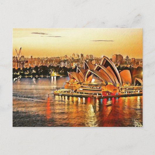 Sydney Opera House, Australië Briefkaart (Voorkant)