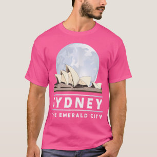 Sydney Opera House Australië Landmark Souvenir Gif T-shirt