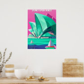 Sydney Opera House Australië Poster (Keuken)