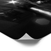 Sydney Opera House bij nacht Poster (Hoek)