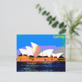 Sydney Opera House Briefkaart (Staand voorkant)