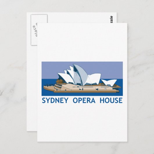 Sydney Opera House Briefkaart (Voorkant / Achterkant)