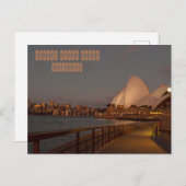 Sydney Opera House Briefkaart (Voorkant / Achterkant)