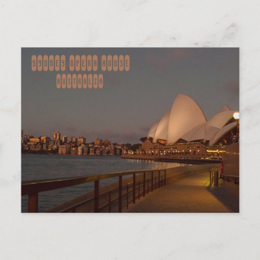 Sydney Opera House Briefkaart (Voorkant)