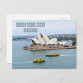 Sydney Opera House Briefkaart (Voorkant / Achterkant)