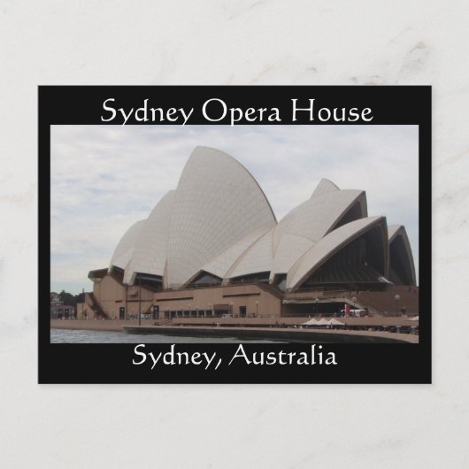 Sydney Opera House briefkaart (Voorkant)
