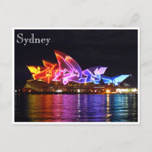sydney opera house elektrisch briefkaart