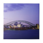 Sydney Opera House en Harbour, New South 2 Tegeltje (Voorkant)