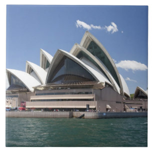 Sydney Opera House exterieur, Sydney, Nieuw-Zuid-W Tegeltje