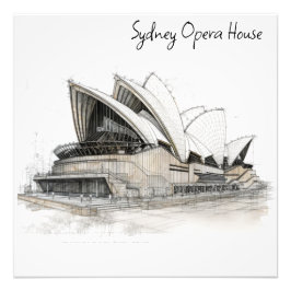 Sydney Opera House Foto Afdruk