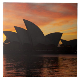 Sydney Opera House in Dawn, Sydney, New South Tegeltje