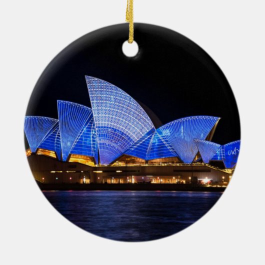 Sydney Opera House Keramisch Ornament (Achterkant)