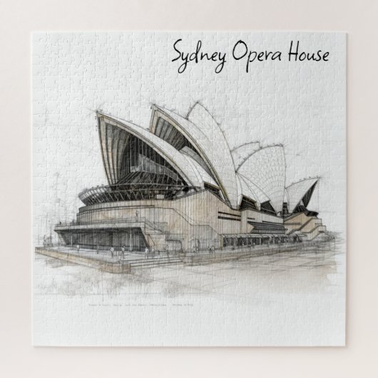Sydney Opera House Legpuzzel (Verticaal)