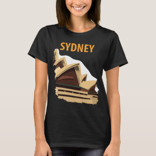 Sydney Opera House Modern Reishirt T-shirt