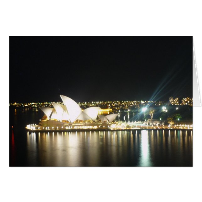 sydney opera house nacht (Voorkant Horizontaal)