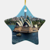 Sydney - OPERA HOUSE - panorama Keramisch Ornament (Achterkant)