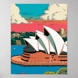 Sydney Opera House Poster
