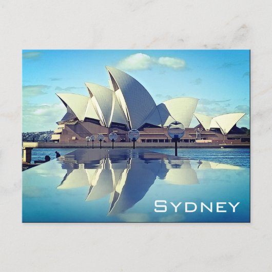 Sydney Opera House Reflected Briefkaart (Voorkant)