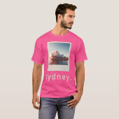 Sydney Opera House Retro Foto T-shirt (Voorkant volledig)