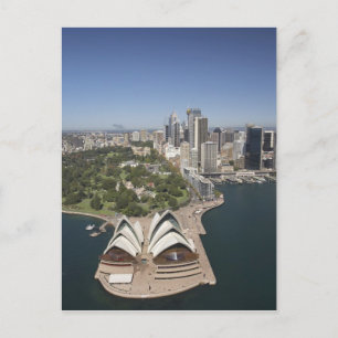 Sydney Opera House, Royal Botanic Gardens, CBD Briefkaart