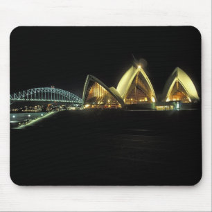 Sydney Opera House 's nachts, Nieuw-Zuid-Wales, 2 Muismat