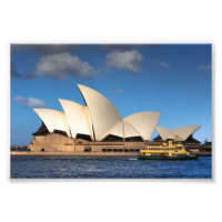 Sydney Opera house side uitzicht met Ferry Austral
