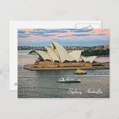 Sydney Opera House - Sydney, Australië Briefkaart (Voorkant / Achterkant)