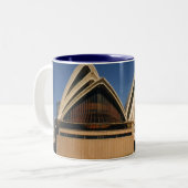Sydney Opera House Tweekleurige Koffiemok (Voorkant links)