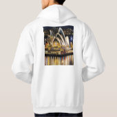 Sydney - OPERA HOUSE - uitzicht Hoodie (Achterkant)