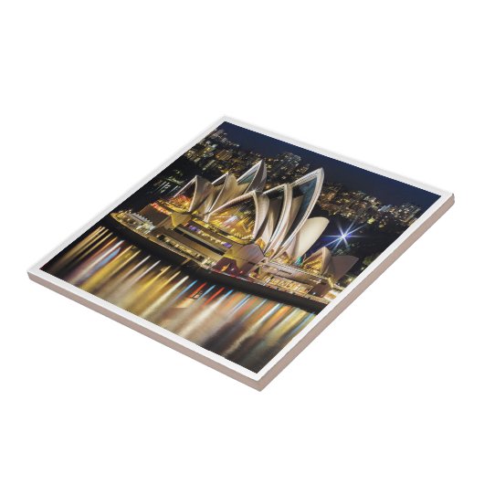 Sydney - OPERA HOUSE - uitzicht Tegeltje (Zijkant)