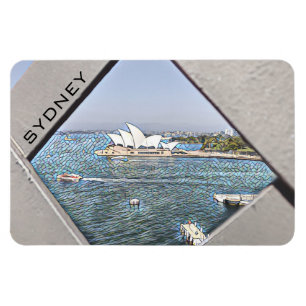 sydney opera house water magneet