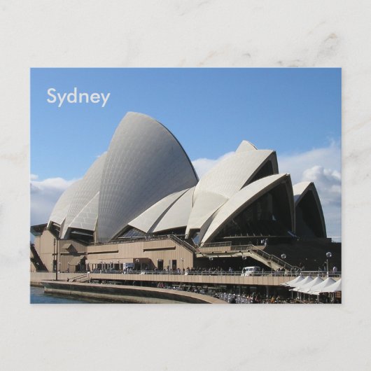 Sydney opera huis, Harbo Australia Briefkaart (Voorkant)