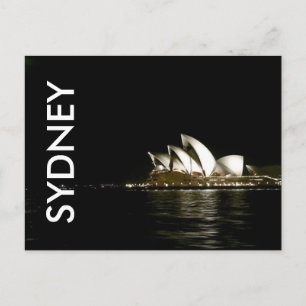 sydney opera night briefkaart