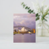Sydney Opera 's nachts Briefkaart (Staand voorkant)
