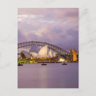 Sydney Opera 's nachts Briefkaart