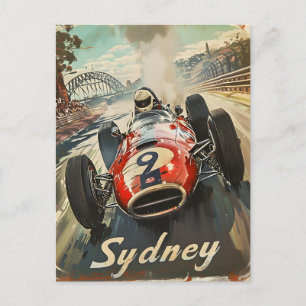 Sydney  raceauto briefkaart