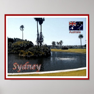 Sydney - Royal Botanic Gardens - Australië - Poste Poster