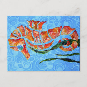 Sydney - seahorse collage briefkaart