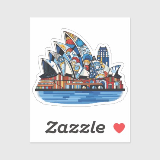 Sydney - Set Australien (15 von 16) Aufkleber Sticker (Vel)