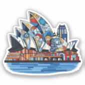 Sydney - Set Australien (15 von 16) Aufkleber Sticker (Voorkant)