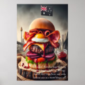 Sydney Sizzle Burger 24x36 Poster (Voorkant)