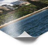 Sydney Skyline Foto Afdruk (Hoek)