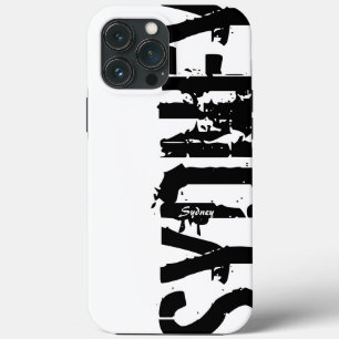 Sydney - Style urbain - coque iphone noir et blanc