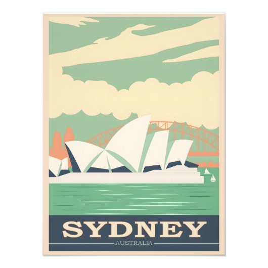 Sydney vintage poster (Voorkant)